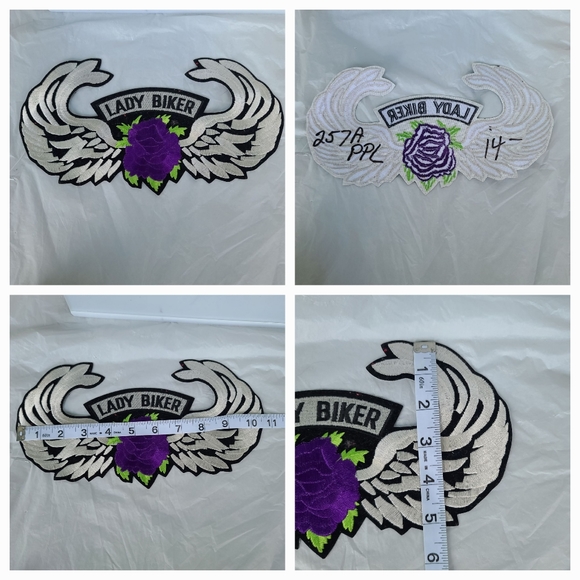 5 Motorcycle patches women biker - Picture 3 of 14